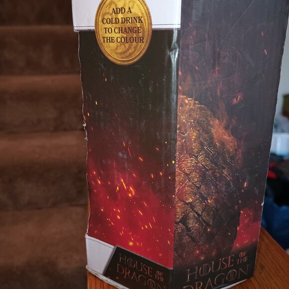 NEW Paladone House Of The Dragon Color Change Glass Goblet (350ml) - Picture 10 of 10